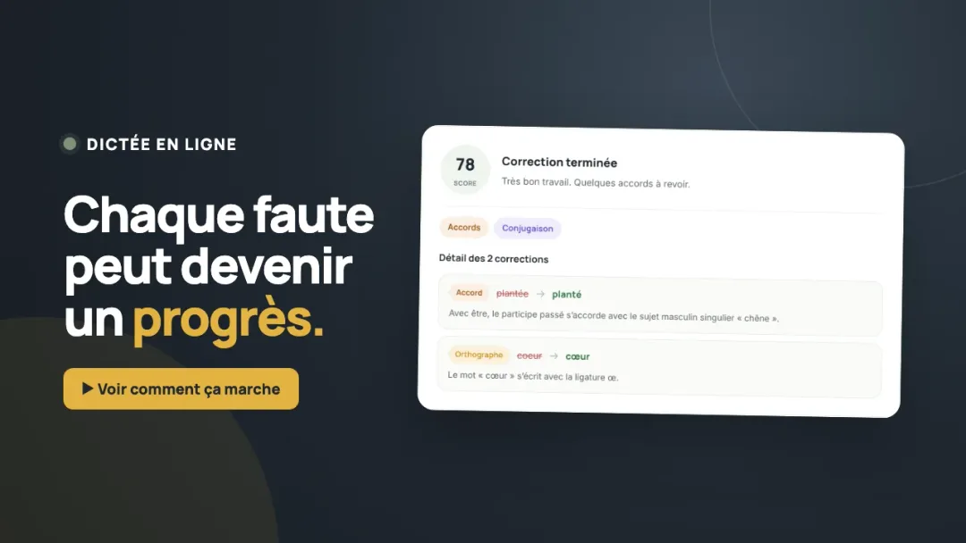De la dictée au programme personnalisé
